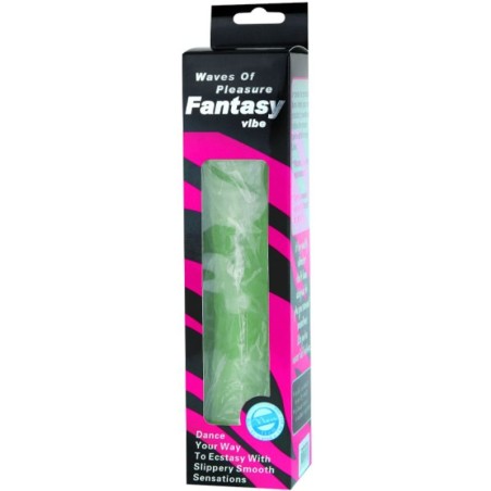 BAILE - WAVES OF PLEASURE VIBRADOR 23 CM VERDE BAILE VIBRATORS