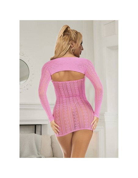 SUBBLIME - 952471 VESTIDO DE REJILLA ROSA TALLA ÚNICA SUBBLIME DRESSES
