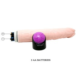 BAILE - ADOUR CLUB VIBRADOR REALÍSTICO 23 CM NATURAL BAILE 2