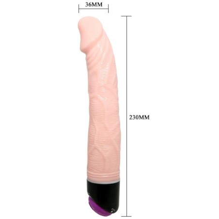 BAILE - ADOUR CLUB VIBRADOR REALÍSTICO 23 CM NATURAL BAILE