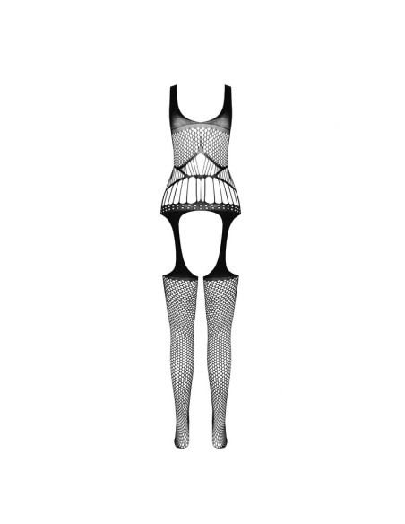 PASSION - BS 106 BODYSTOCKING ROJO TALLA ÚNICA PASSION WOMAN BODYSTOCKINGS