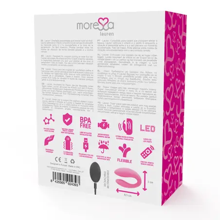 Lauren Control Remoto Estimulador para Parejas | Moressa