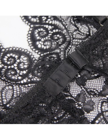 SUBBLIME - 953911 SET 3 PIEZAS ENCAJE Y SATEN NEGRO S/M 