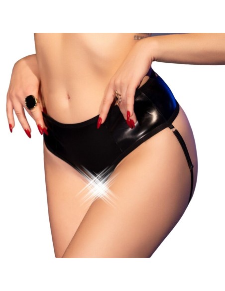 CHILIROSE - CR 4841 CROTCHLESS PANTY NEGRO L/XL CHILIROSE PANTIES & THONGS