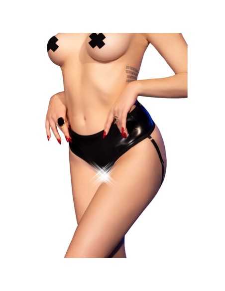 CHILIROSE - CR 4841 CROTCHLESS PANTY NEGRO L/XL CHILIROSE PANTIES & THONGS