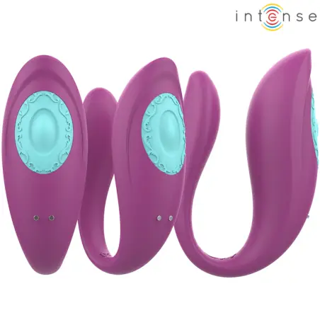 Annie Estimulador & Vibrador Forma de u Morado Control