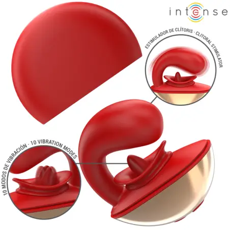 Mariah Vibrador & Estimulador en Forma de u 10 Vibraciones