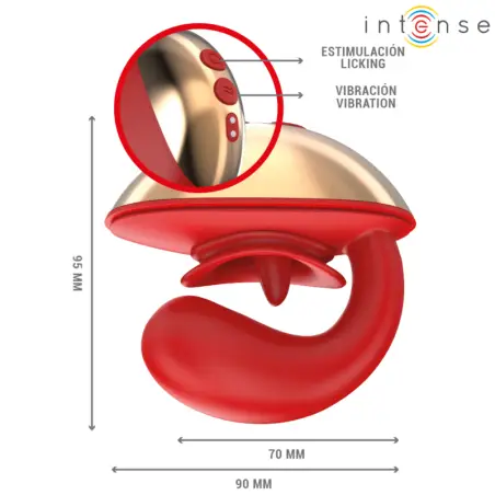 Mariah Vibrador & Estimulador en Forma de u 10 Vibraciones