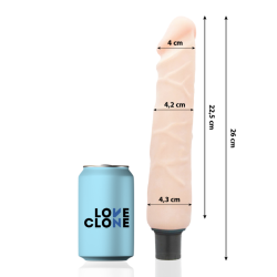 LOVECLONE - JANSEN VIBRADOR REALÍSTICO SELF LUBRICATION 26 CM -O- 4.2 CM LOVECLONE 2