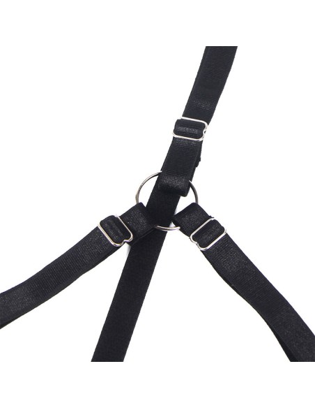 SUBBLIME - 955199 SET SUJETADOR CON LAZO NEGRO AJUSTABLE S/M SUBBLIME SETS