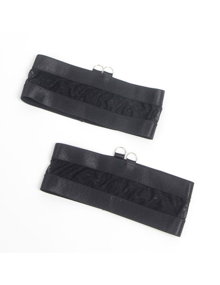 SUBBLIME - 955236 SET SUJETADOR CON LIGUERO BONDAGE NEGRO S/M SUBBLIME SETS