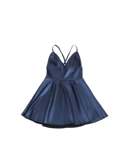 SUBBLIME - 955410 VESTIDO CON TIRANTES DE CUERO AZUL S/M SUBBLIME DRESSES