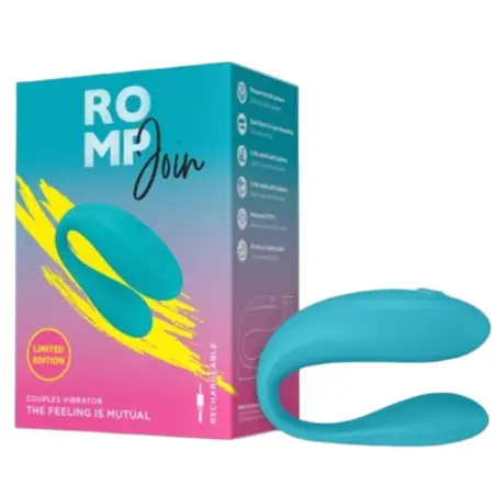 ROMP - JOIN VIBRADOR PARA PAREJAS TURQUESA