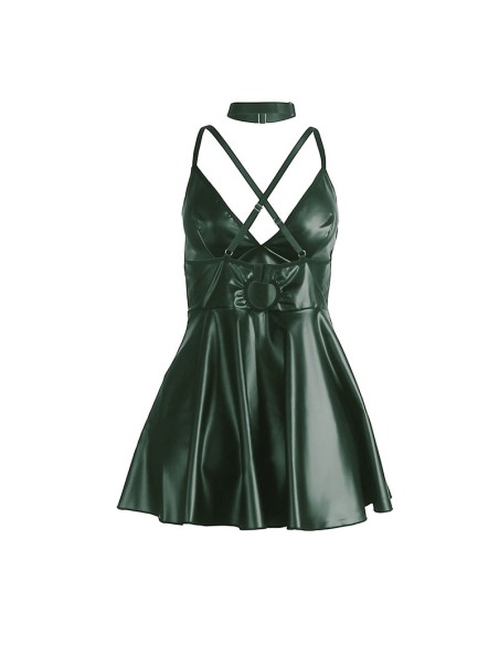 SUBBLIME - 955441 VESTIDO CON TIRANTES DE CUERO VERDE L/XL SUBBLIME DRESSES