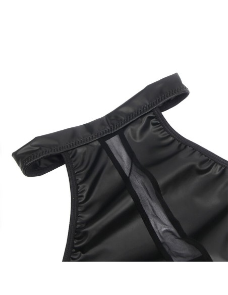 SUBBLIME - 955489 VESTIDO CUELLO HALTER CON TRANSPARENCIAS NEGRO L/XL SUBBLIME DRESSES