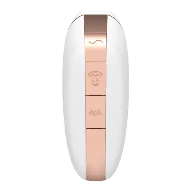 Love Triangle Estimulador y Vibrador Blanco | Satisfyer