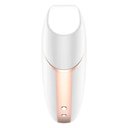 Love Triangle Estimulador y Vibrador Blanco | Satisfyer