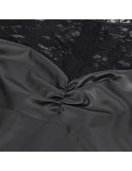 SUBBLIME - 955601 VESTIDO DE MANGA LARGA CON ENCAJE NEGRO L/XL SUBBLIME DRESSES