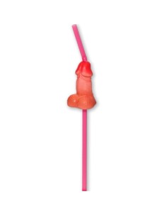 DIABLO PICANTE - BOLSA 5 PAJITAS PENE GRANDE NATURAL DIABLO PICANTE