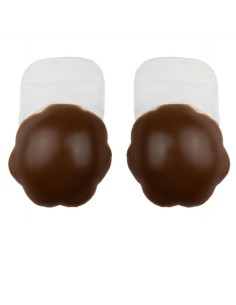 BYE-BRA - ELEVADOR PECHO PUSH-UP SILICONA MARRÓN TALLA M BYE BRA - PULL UPS 2
