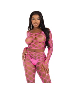 LEG AVENUE - TOP & LEGGINS HARDCORE FUCSIA LEG AVENUE SETS