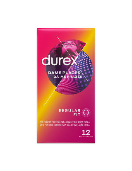 DUREX - DAME PLACER 12 UNIDADES DUREX CONDOMS