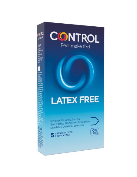 CONTROL - FREE SIN LATEX PRESERVATIVOS 5 UNIDADES CONTROL CONDOMS