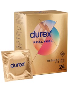 DUREX - REAL FEEL 24 UNIDADES DUREX CONDOMS
