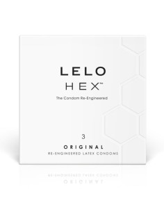LELO - HEX PRESERVATIVO CAJA 3 UDS LELO