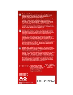 CONTROL - HOT PASSION PRESERVATIVOS EFECTO CALOR 10 UNIDADES CONTROL CONDOMS 2