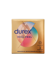 DUREX - REAL FEEL PRESERVATIVOS 3 UNIDADES DUREX CONDOMS 2