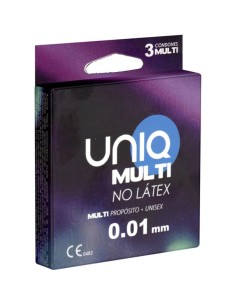 UNIQ - MULTI PRESERVATIVOS SIN LATEX 3 UNIDADES UNIQ