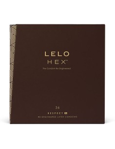 LELO - HEX PRESERVATIVO RESPECT XL 36 PACK LELO