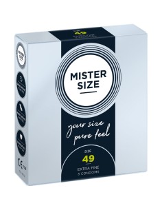 MISTER SIZE - PRESERVATIVOS TALLA S 49 MM (3 UNIDADES) MISTER SIZE