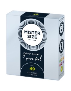 MISTER SIZE - PRESERVATIVOS TALLA S 49 MM (3 UNIDADES) MISTER SIZE 2