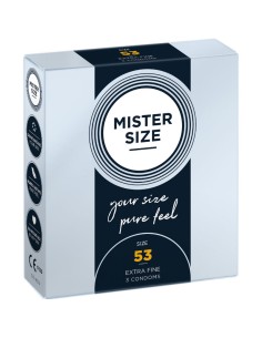 MISTER SIZE - PRESERVATIVOS TALLA M 53 MM (3 UNIDADES) MISTER SIZE