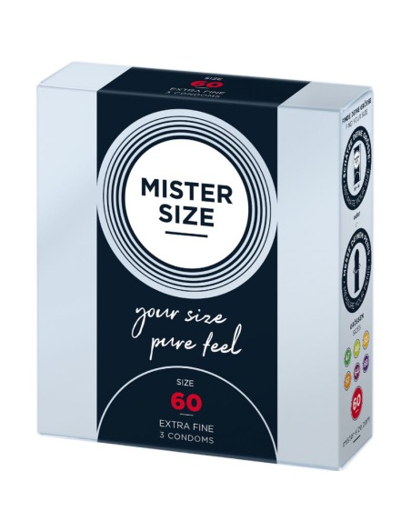 MISTER SIZE - PRESERVATIVOS TALLA XL 60 MM (3 UNIDADES) MISTER SIZE