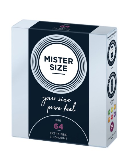 MISTER SIZE - PRESERVATIVOS TALLA XXL 64 MM (3 UNIDADES) MISTER SIZE
