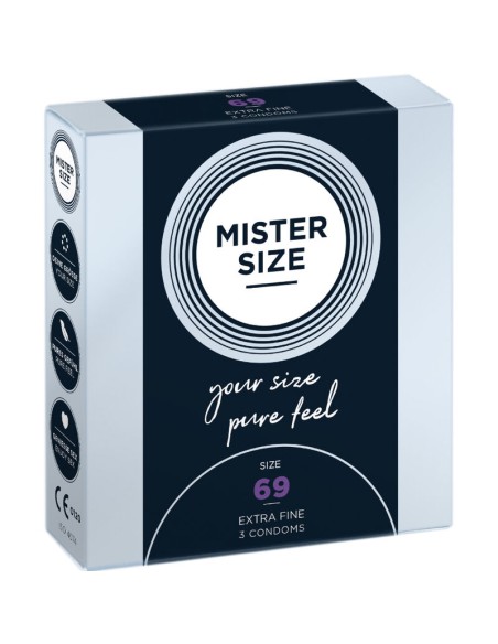 MISTER SIZE - PRESERVATIVOS TALLA XXXL 69 MM (3 UNIDADES) MISTER SIZE