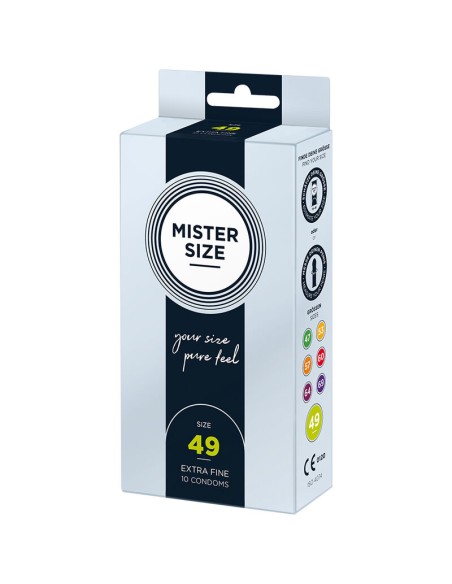MISTER SIZE - PRESERVATIVOS TALLA S 49 MM (10 UNIDADES) MISTER SIZE