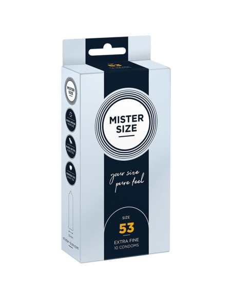 MISTER SIZE - PRESERVATIVOS TALLA M 53 MM (10 UNIDADES) MISTER SIZE
