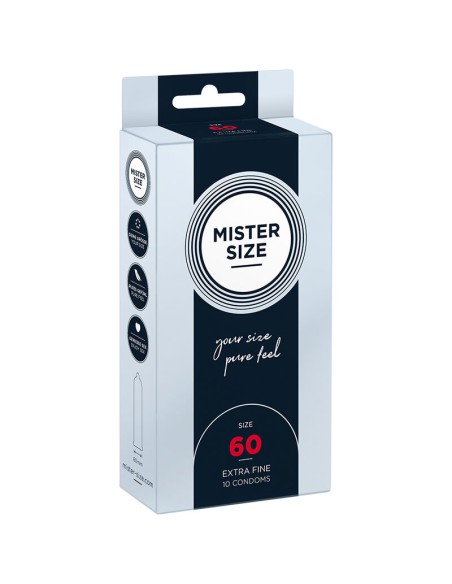 MISTER SIZE - PRESERVATIVOS TALLA XL 60 MM (10 UNIDADES) MISTER SIZE