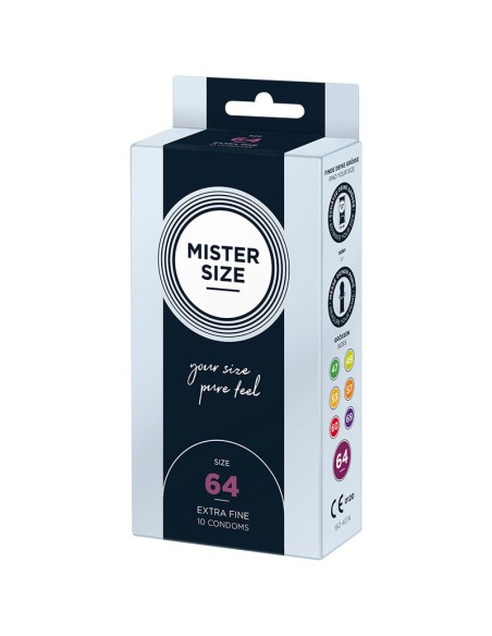 MISTER SIZE - PRESERVATIVOS TALLA XXL 64 MM (10 UNIDADES) MISTER SIZE