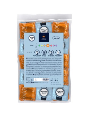 MISTER SIZE - PRESERVATIVOS TALLA L 57 MM (100 UNIDADES) 
