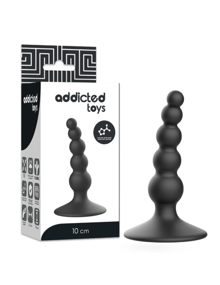 ADDICTED TOYS - ANAL SEXUAL PLUG 10 CM NEGRO ADDICTED TOYS
