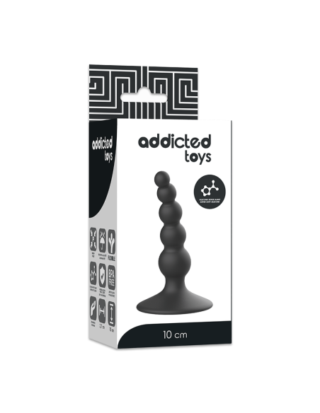 ADDICTED TOYS - ANAL SEXUAL PLUG 10 CM NEGRO ADDICTED TOYS