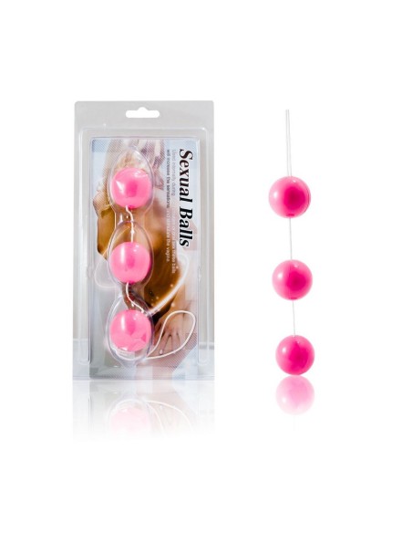 BAILE - TIRA BOLAS ANALES ROSAS ABS BAILE STIMULATING