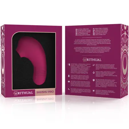 Shushu Pro Pocket Estimulador Clitoris 2 Potentes Motores