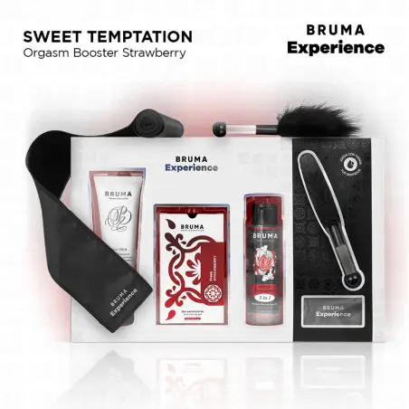 Kit Tentación Dulce Fresa con Potenciador de Orgasmos