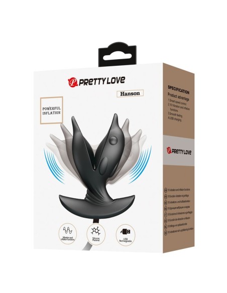 PRETTY LOVE - PLUG ANAL DELFIN INFLABLE & RECARGABLE PRETTY LOVE BOTTOM